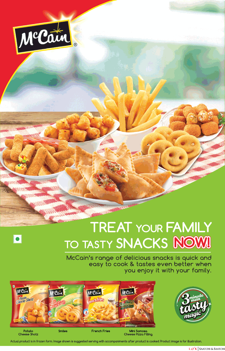 Mc Cain Treat Your Family To Tasty Snacks Now Ad Advert Gallery