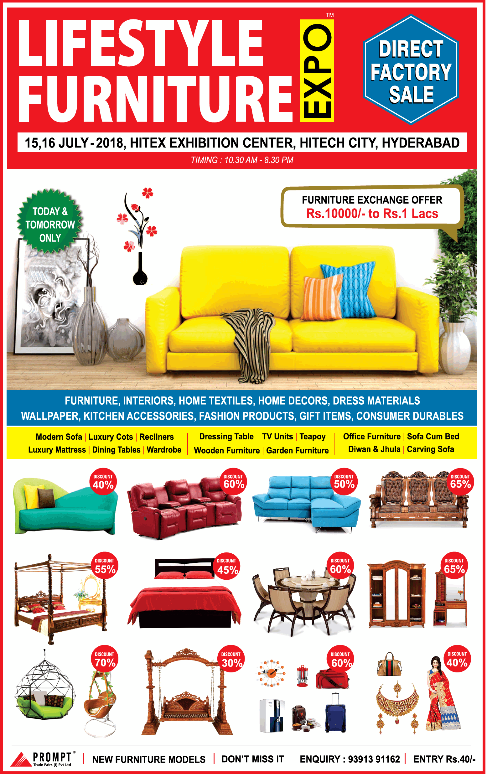 Lifestyle Furniture Expo Direct Factory Sale Ad Advert Gallery