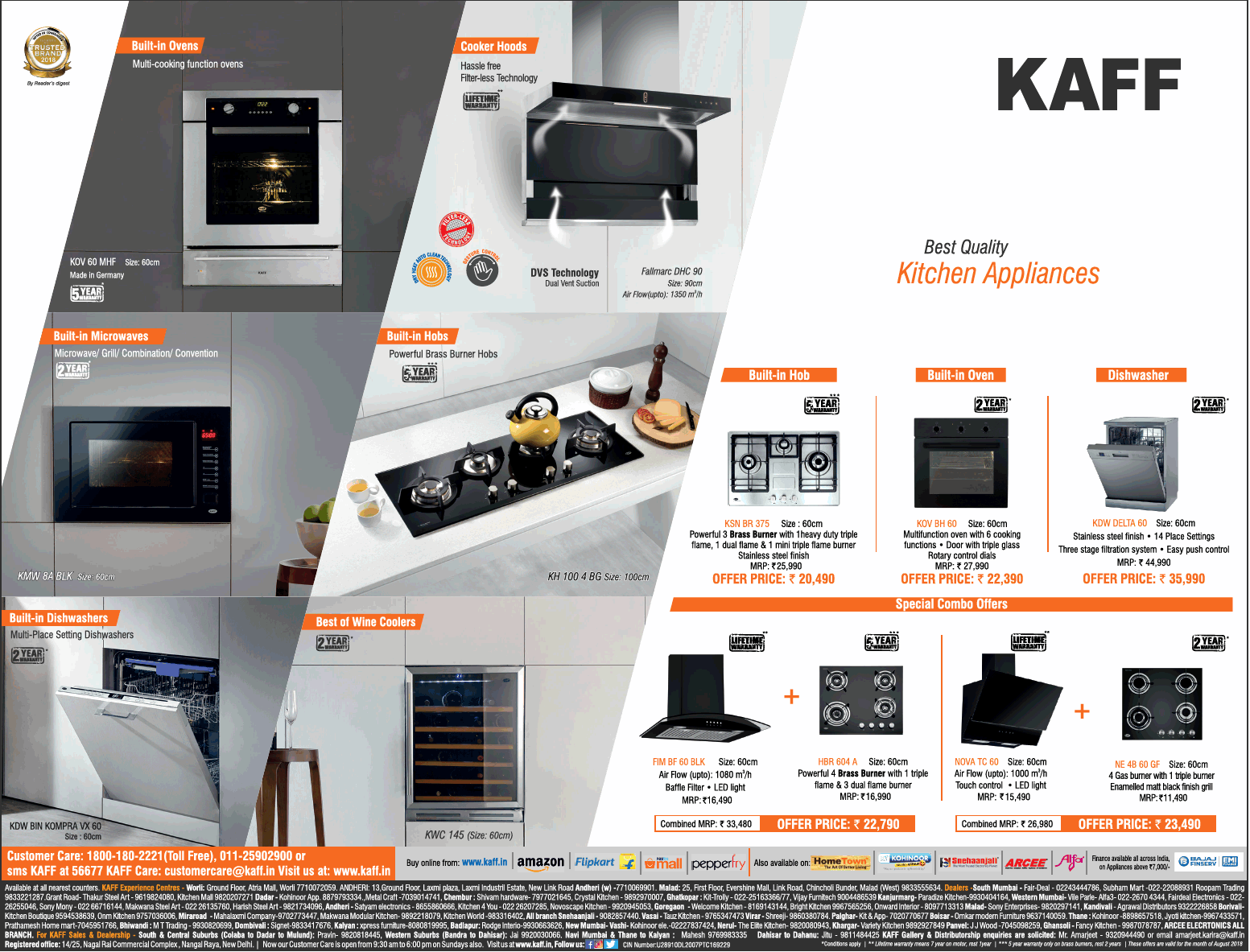 Kaff Appliances Best Quality Kitchen Appliances Ad Advert Gallery