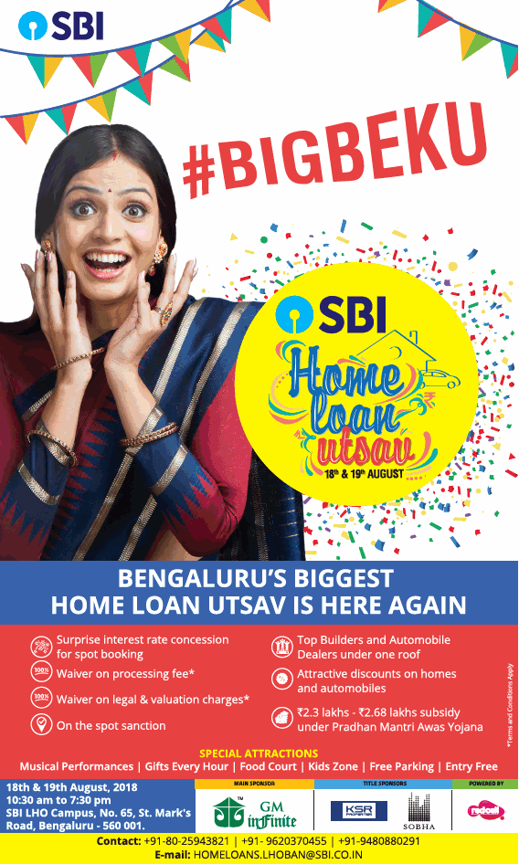 Sbi Big Beku Home Loan Utsav Ad - Advert Gallery