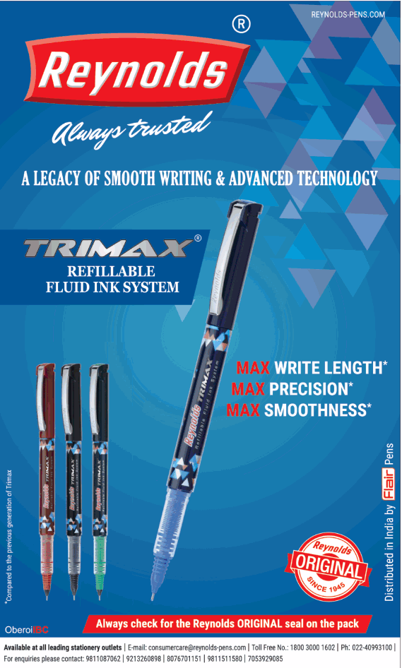 reynolds trimax refillable fluid ink system price