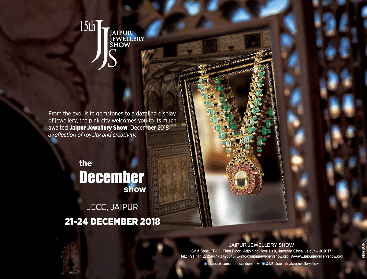 15th Jaipur Jewellery Show The December Show Ad in Delhi ...