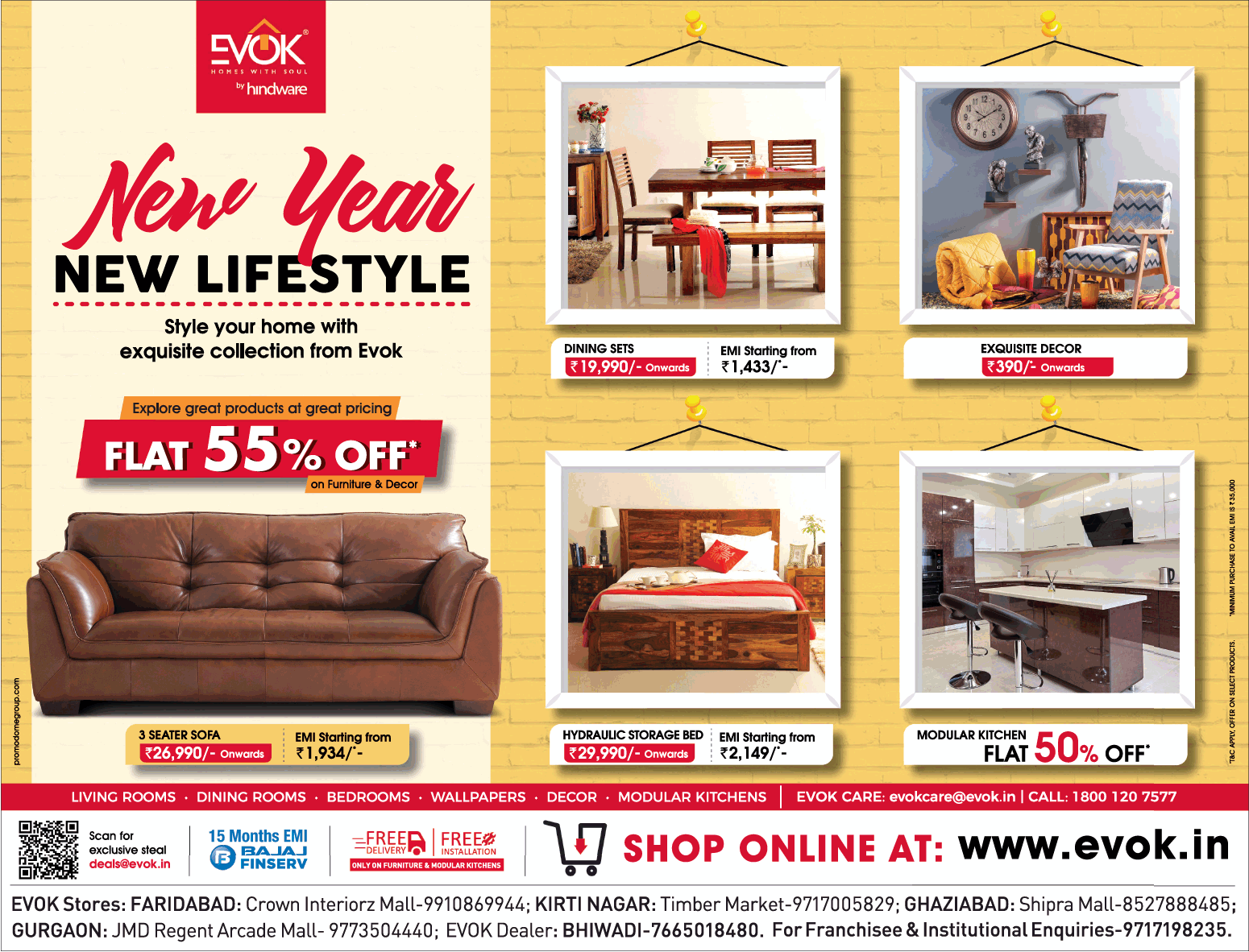furniture advertisement example